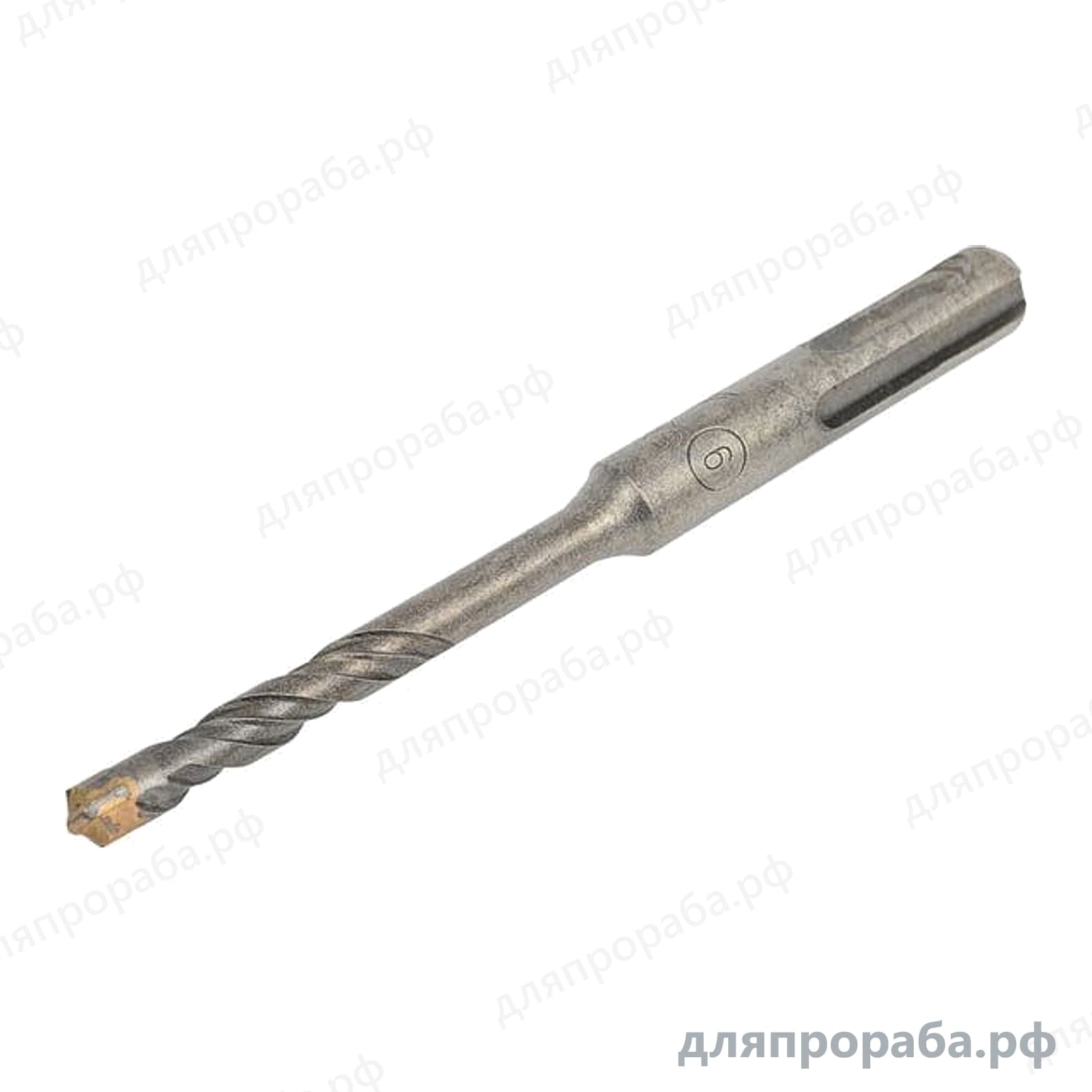 Бур по бетону и кирпичу 4 кромки, 6x110 мм, SDS-Plus MD-STARS MD-B4C6Х110