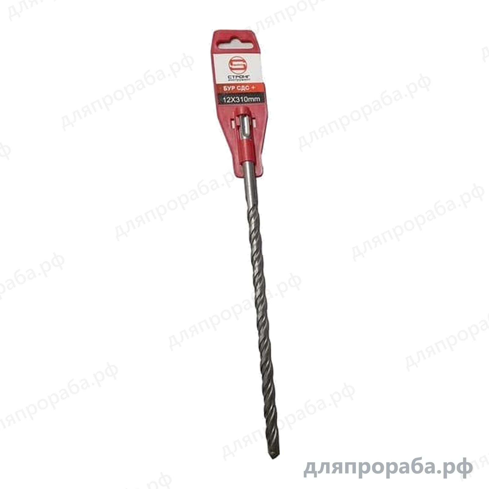 Бур по бетону SDS-plus 12x310 мм для перфоратора стс-011012310 Strong F09666