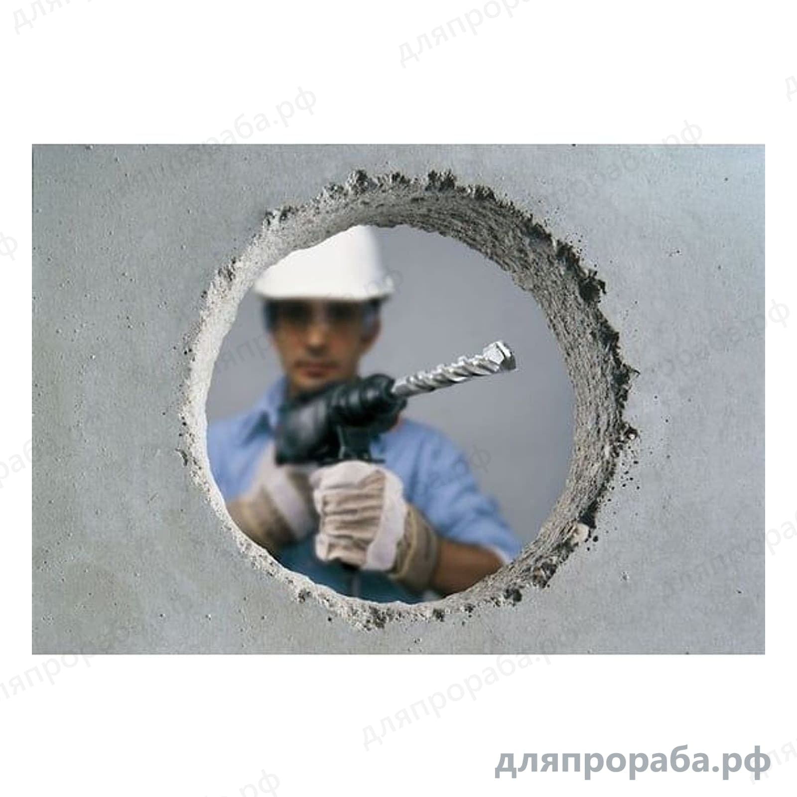 Бур по бетону (SDS-Plus; 8x210 мм) для перфоратора Strong СTC-011008210 — фото 2
