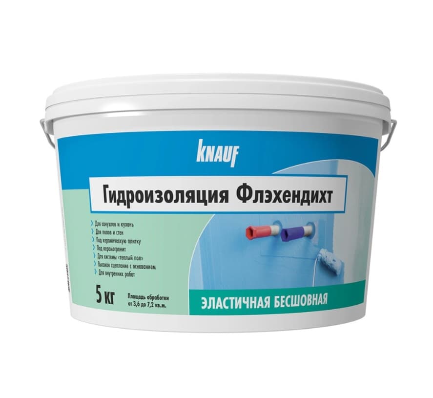 Гидроизоляция Knauf Флэхендихт 5 кг