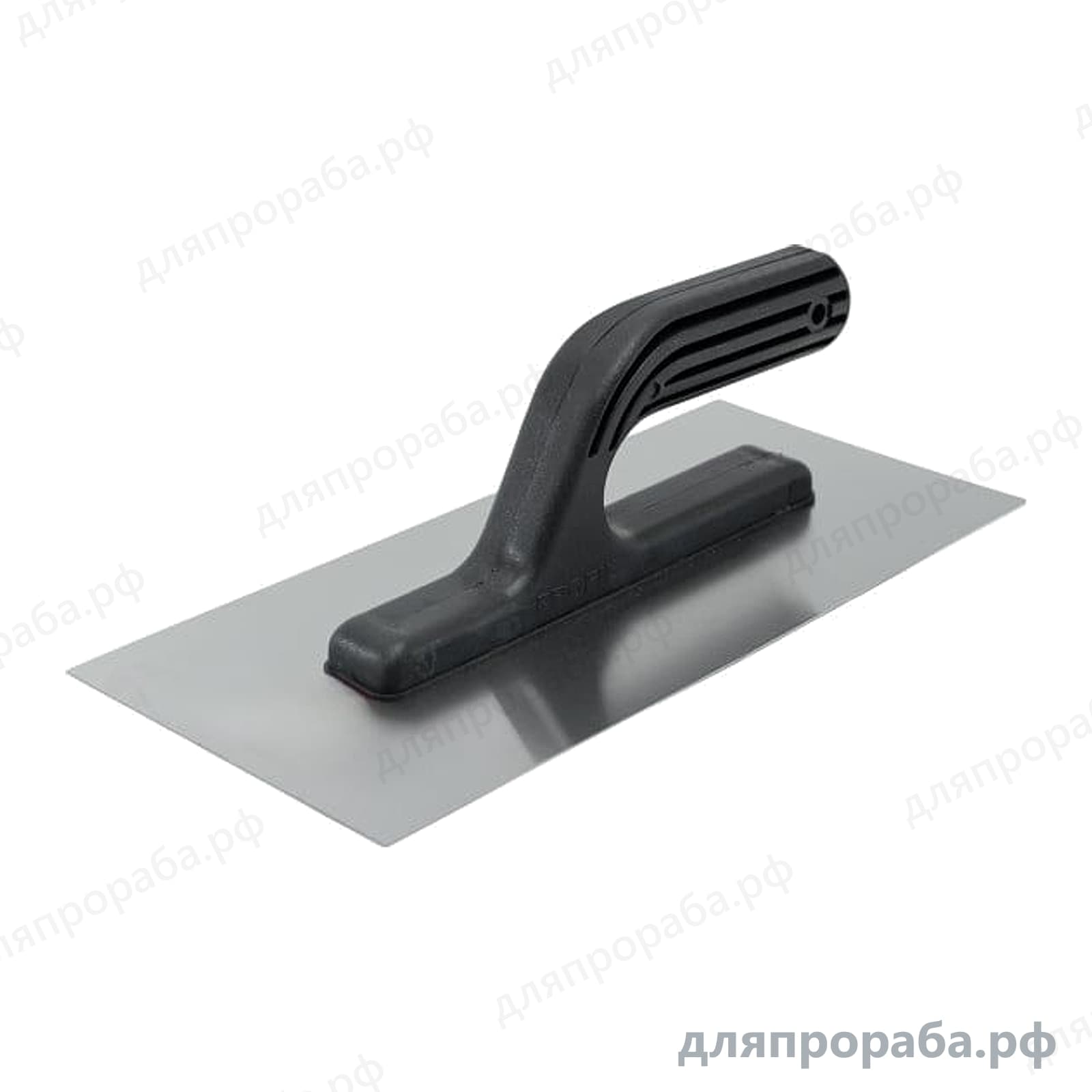 Гладилка Политех ЛЮКС нержавеющая сталь пластмассовая ручка 13x28 1060280