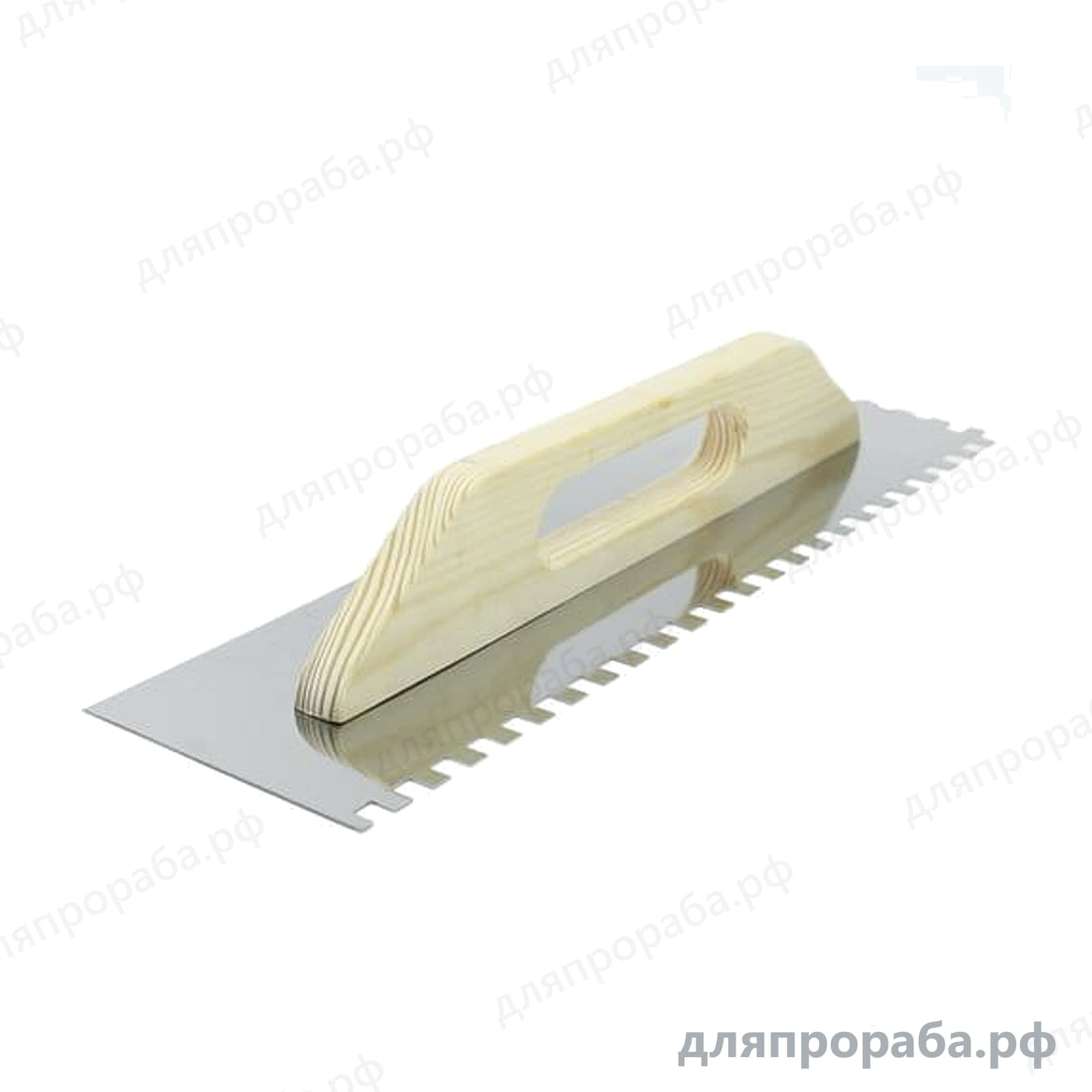 Гладилка Политех строительная нержавеющая сталь зуб 10x10 13x48 1063489