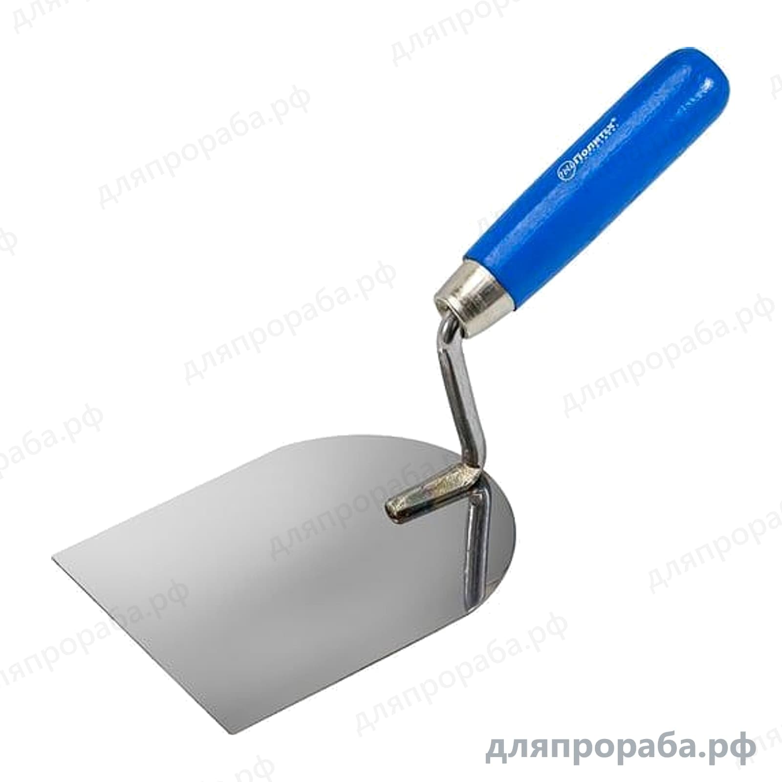 Кельма лопатка Политех ПРОФИ деревянная ручка CrV 100x120 мм 1072310