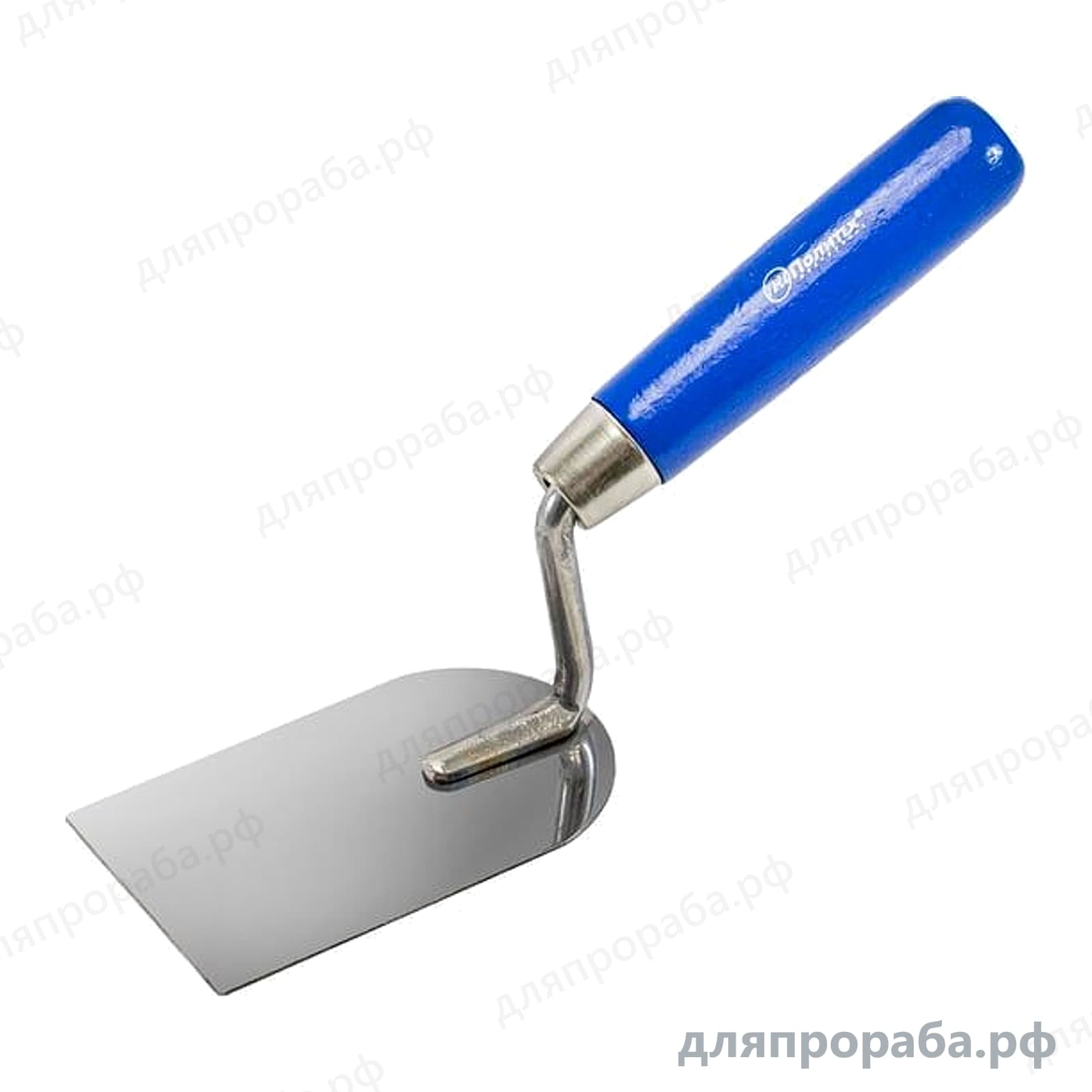 Кельма лопатка Политех ПРОФИ деревянная ручка CrV 60x110 мм 1072306