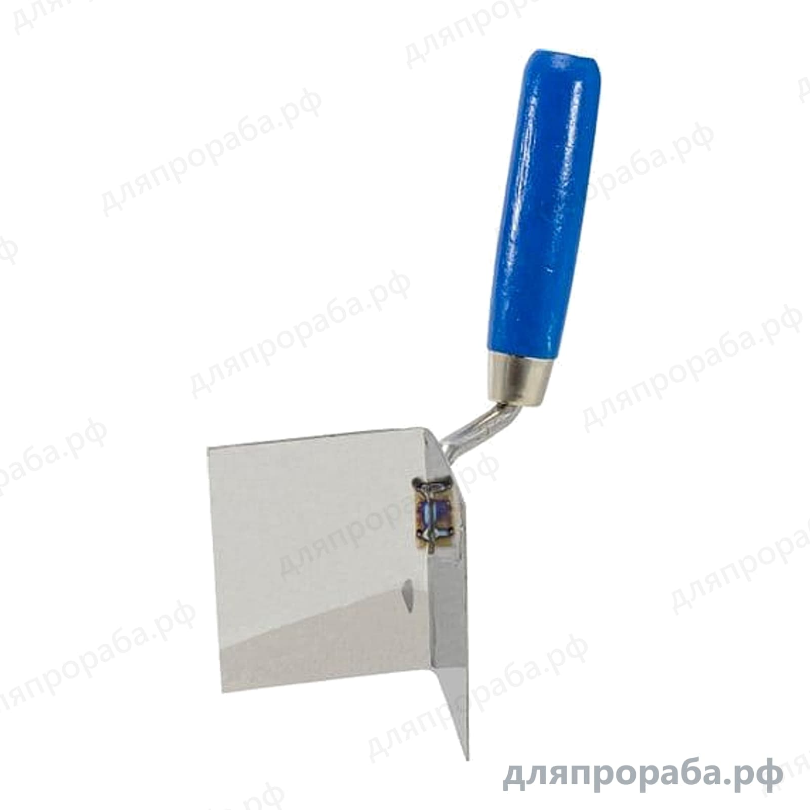 Кельма угловая внешняя Политех ПРОФИ деревянная ручка CrV 60x60x80 мм 1073108