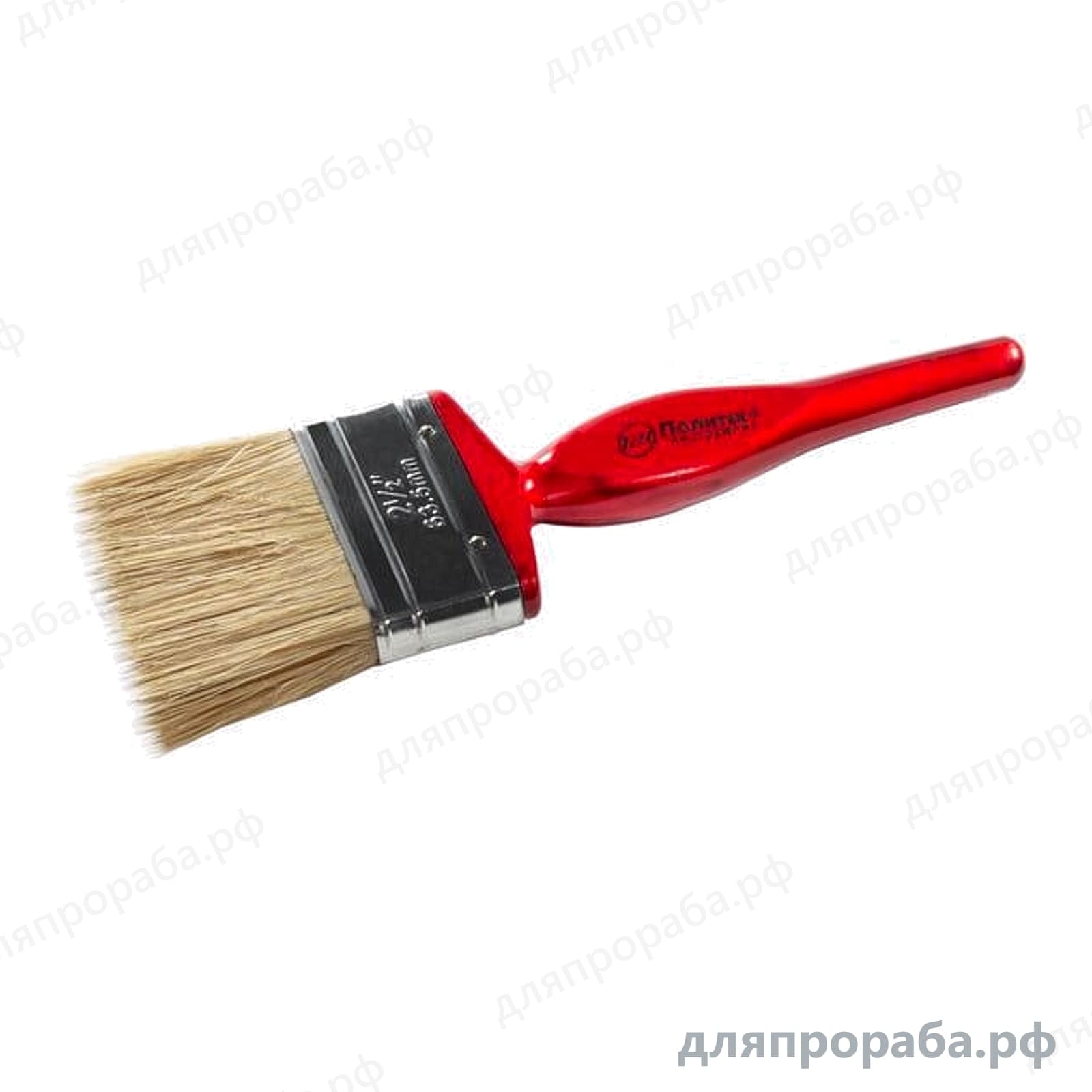 Кисть-флейц Политех ЭТЮД светлая щетина 63 мм 1504025