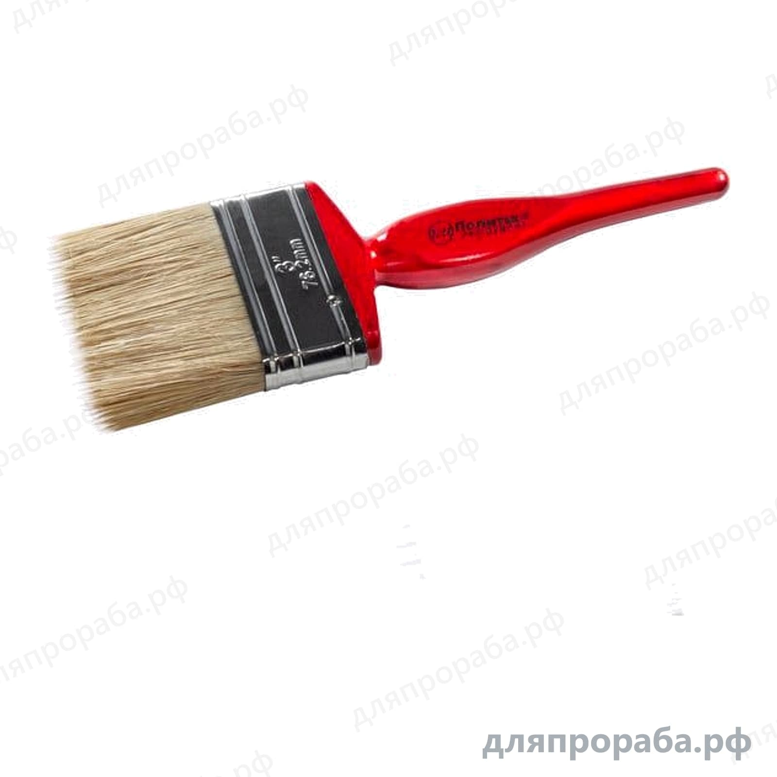 Кисть-флейц Политех ЭТЮД светлая щетина 75 мм 1504030