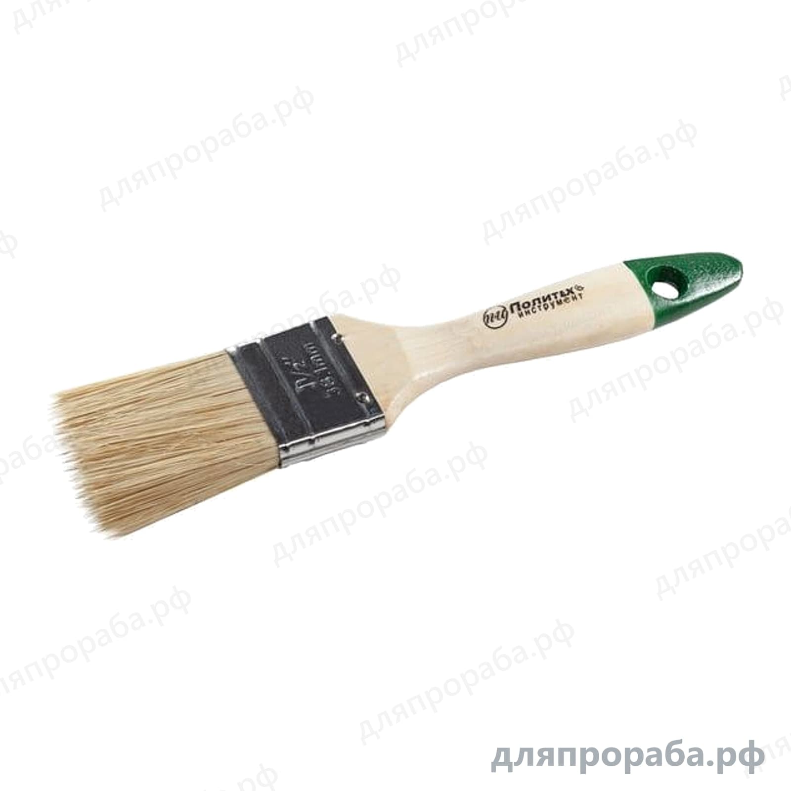Кисть-флейц Политех ЕВРО светлая щетина 38 мм 1503015