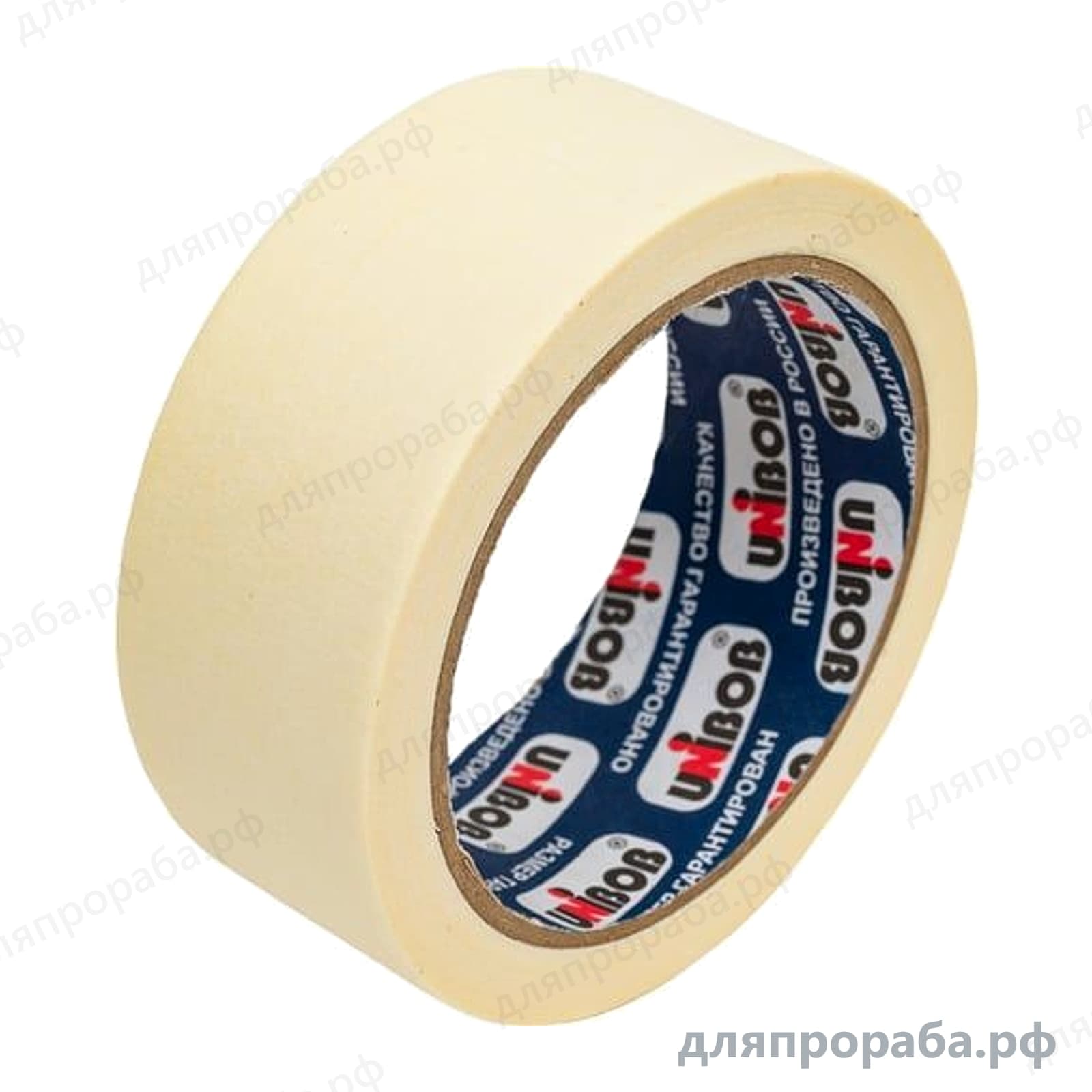 Малярная клейкая лента 38 мм х 25 м UNIBOB 214979