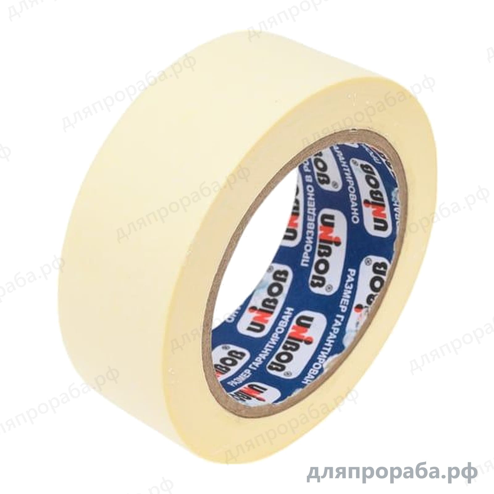 Малярная клейкая лента 38 мм х 40 м UNIBOB 211729