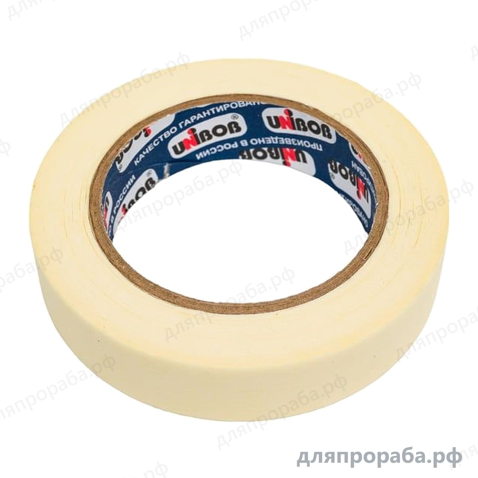 Малярная лента 25 мм х 50 м UNIBOB 134844