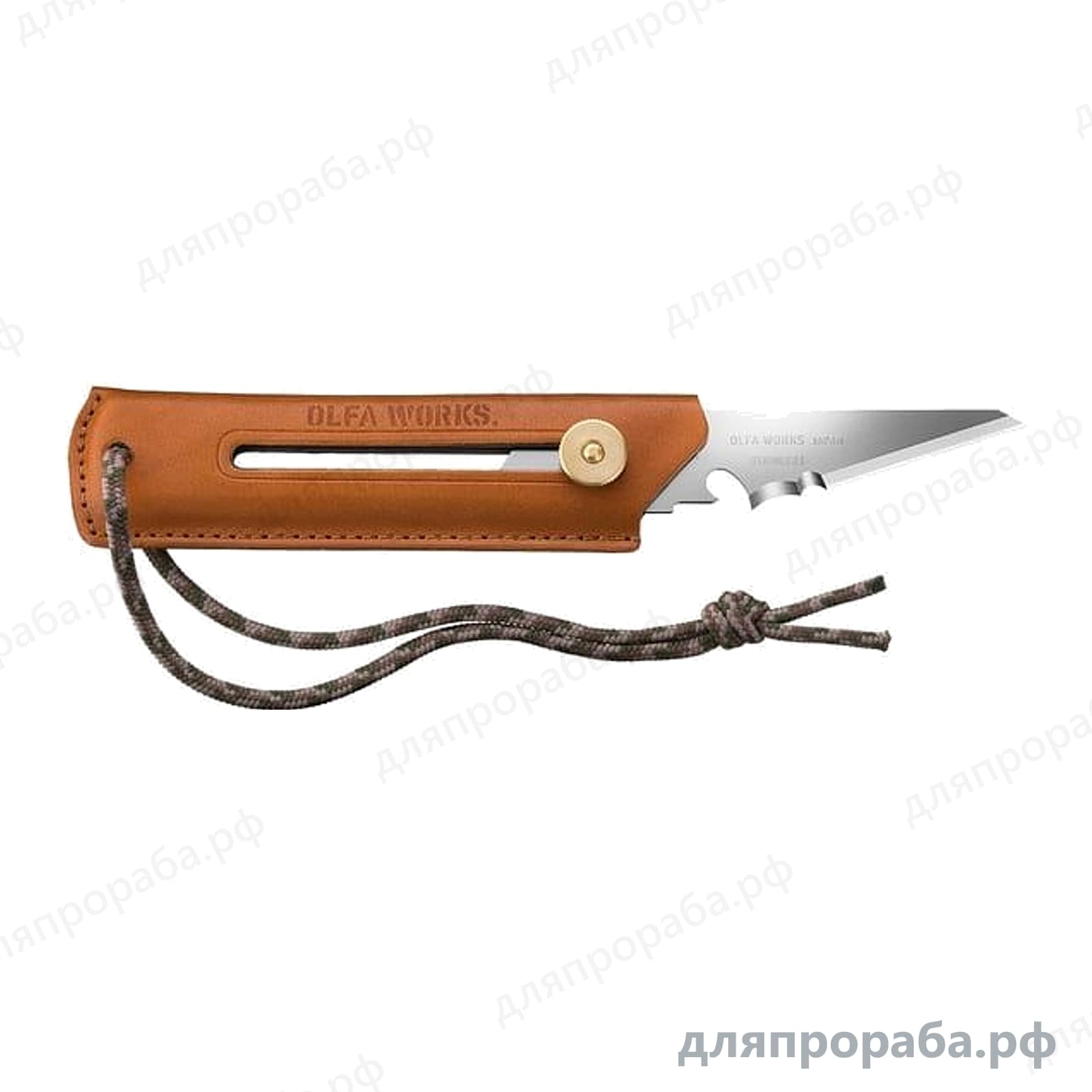 Многоцелевой нож со сменным лезвием с чехлом OLFA Works BK1 OW-BK1L-CL