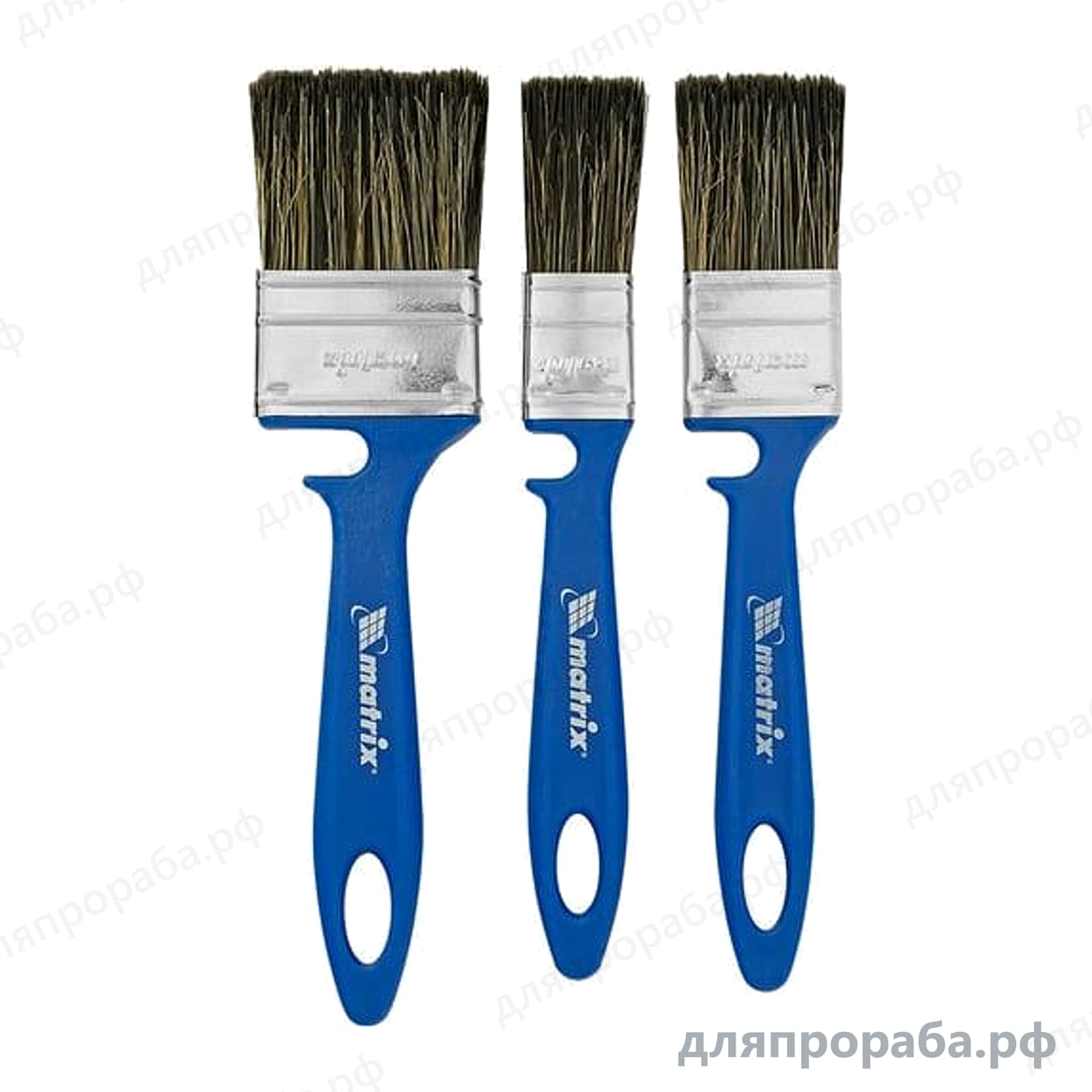 Набор кистей Водные краски MATRIX Color Line 25/35/50 мм 3 шт 83349