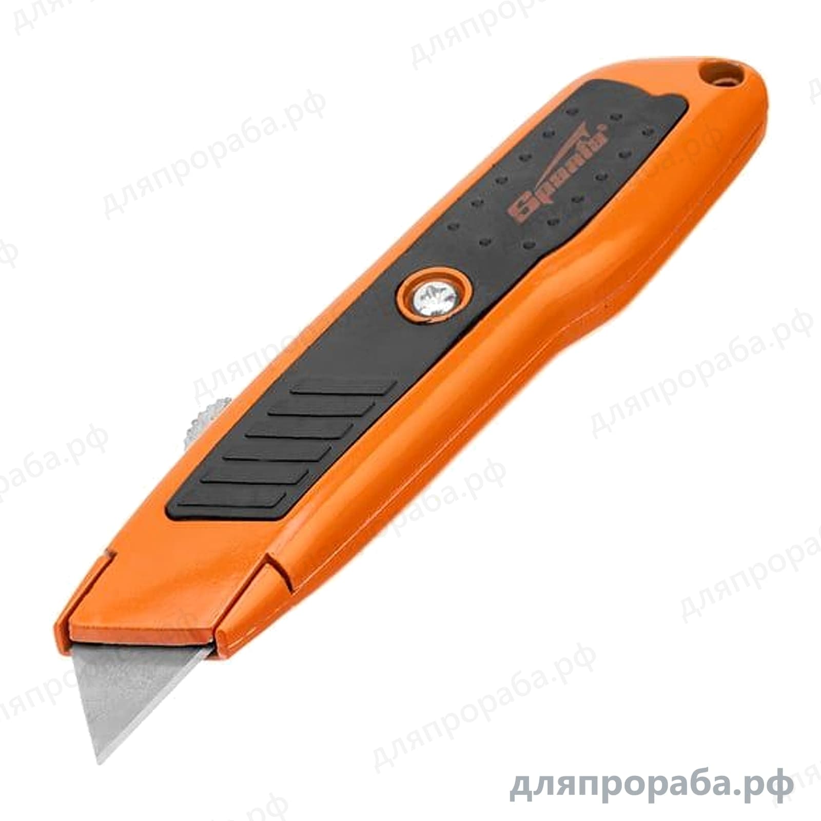 Нож выдвижное трапециевидное лезвие двухкомпонентный корпус 18 мм SPARTA 78978