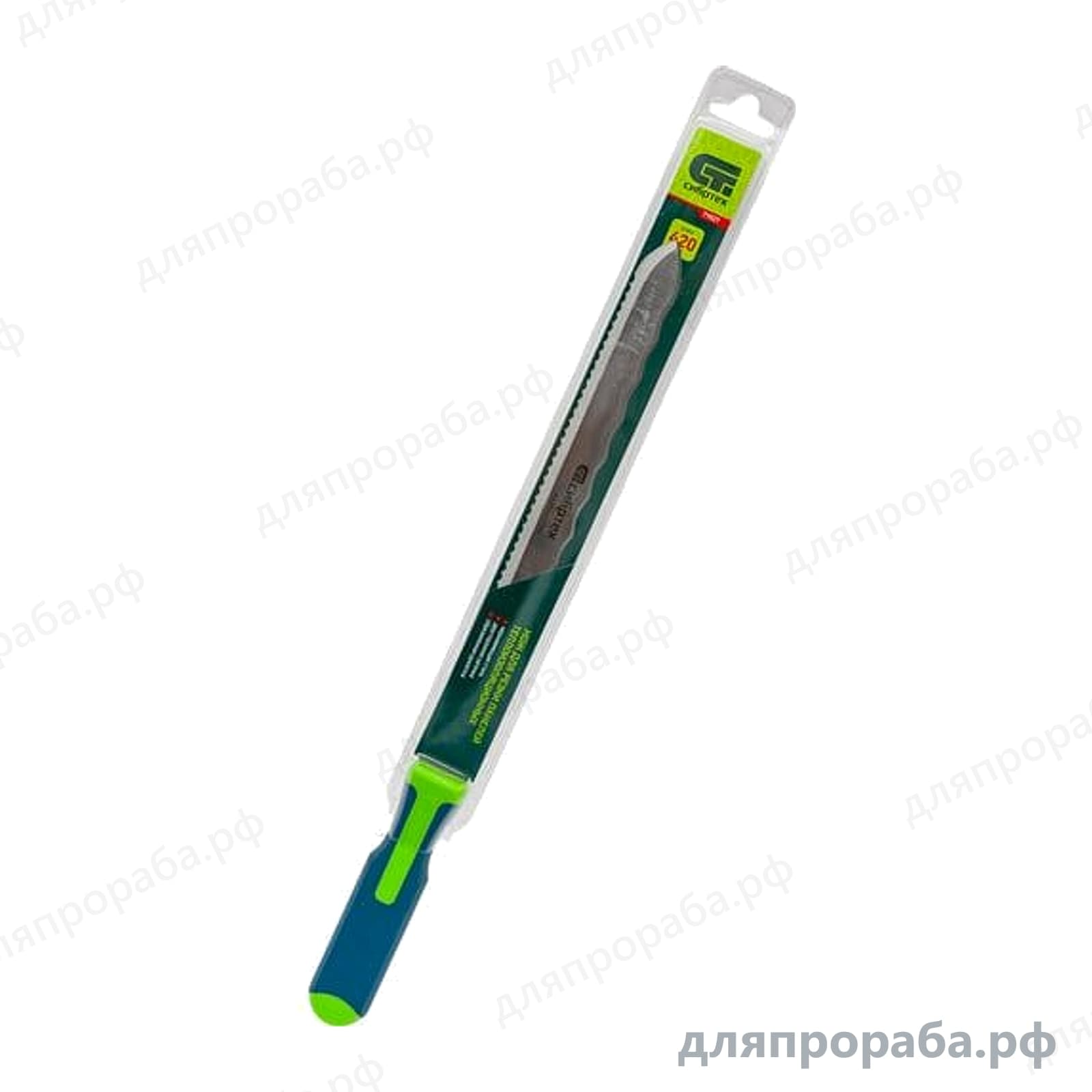 Нож для резки теплоизоляционных панелей двустороннее лезвие СИБРТЕХ 79027