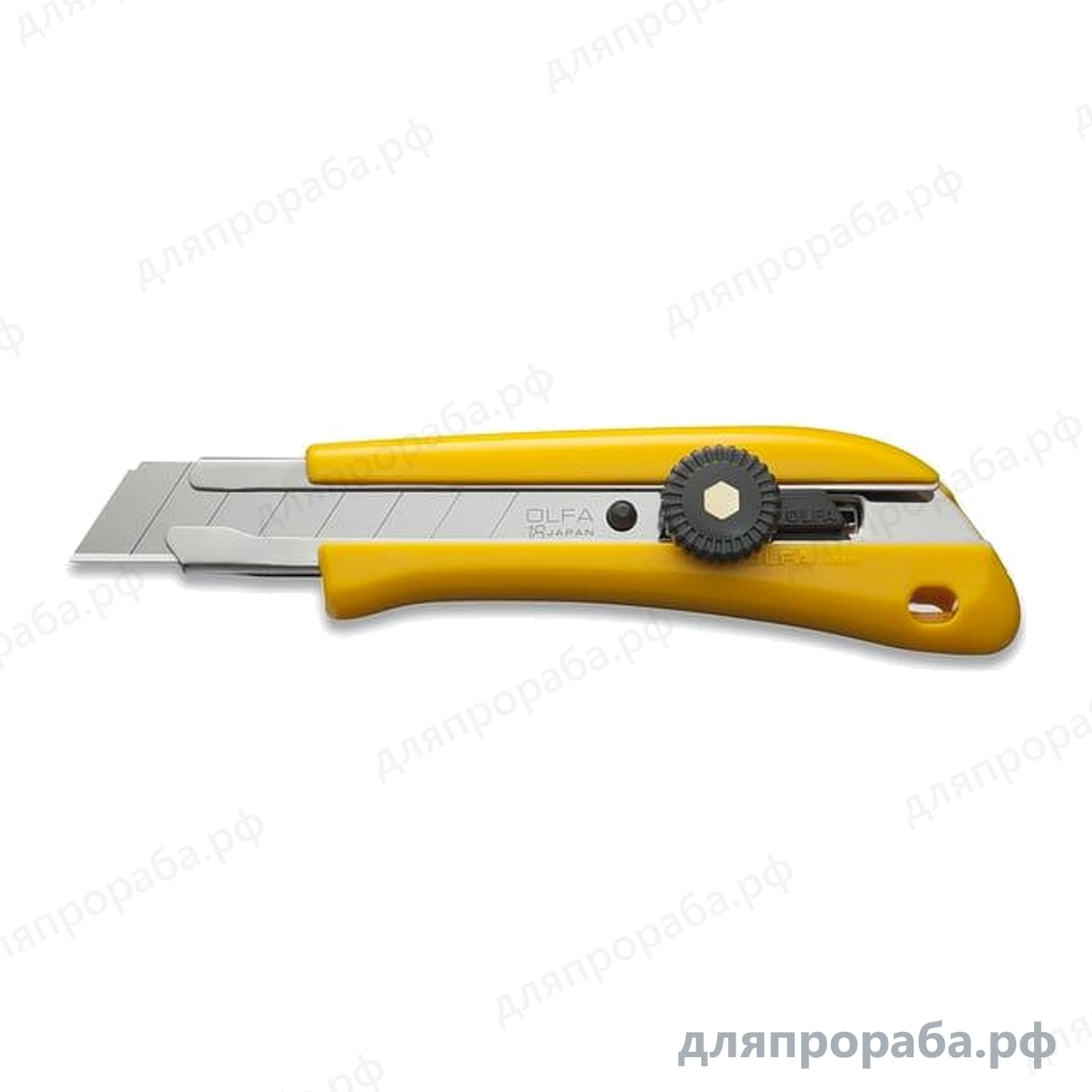 Нож выдвижное лезвие винтовой фиксатор 18 мм OLFA OL-BN-L