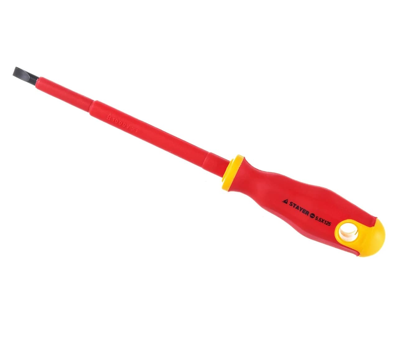 Отвертка диэлектрическая Stayer Sl 5, 5 x125мм Professional 25141-05-12