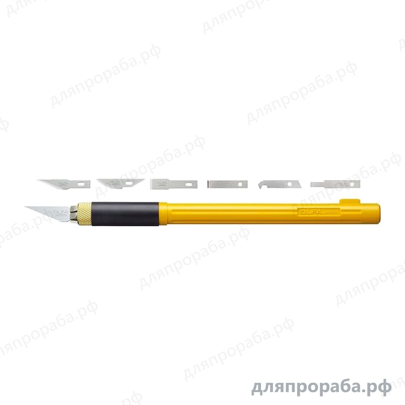 Перовой нож с профильными лезвиями 4 шт 6 мм OLFA OL-AK-4