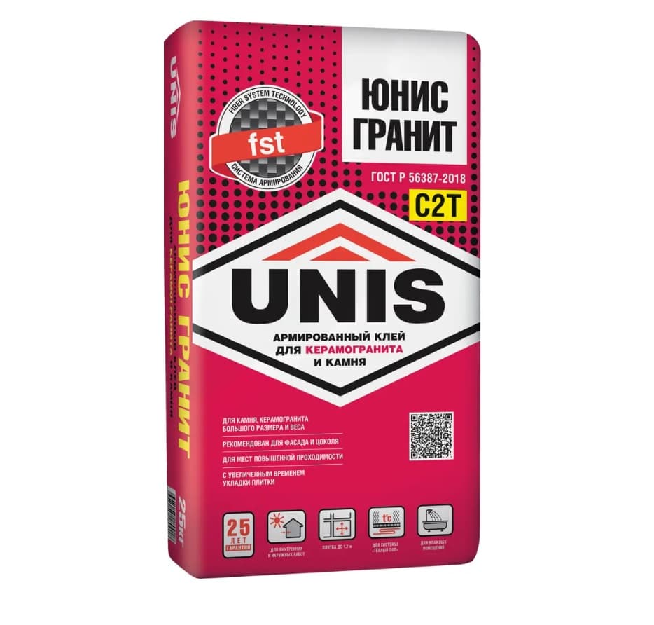 Плиточный клей Unis Гранит 25 кг