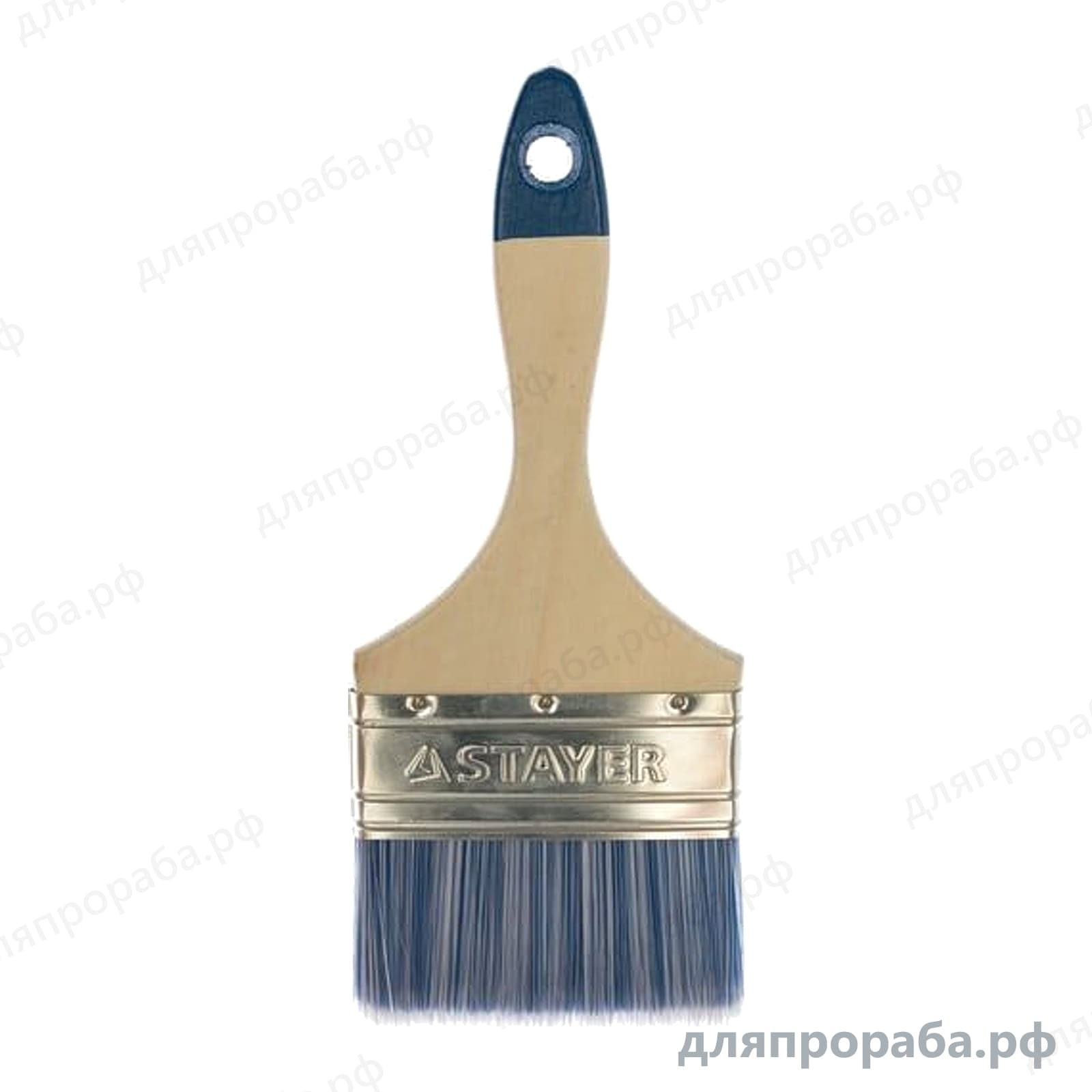 Плоская кисть STAYER AQUA-STANDARD искусственная щетина 100 мм 01032-100