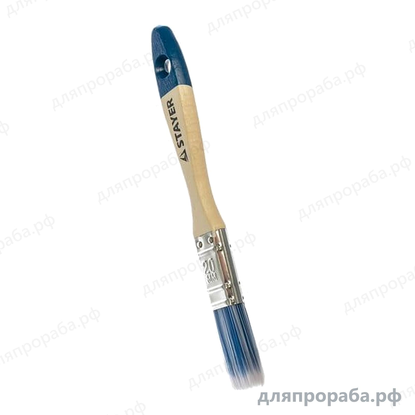 Плоская кисть STAYER AQUA-STANDARD искусственная щетина 20 мм 01032-020