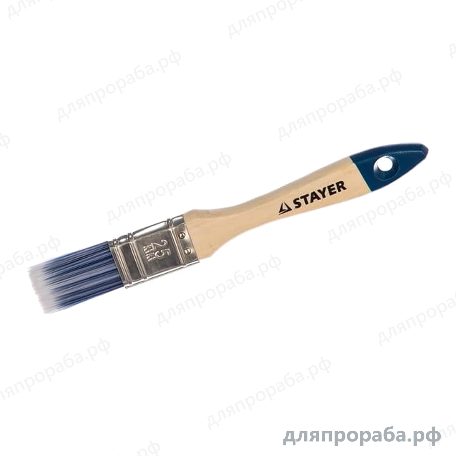 Плоская кисть STAYER AQUA-STANDARD искусственная щетина 25 мм 01032-025