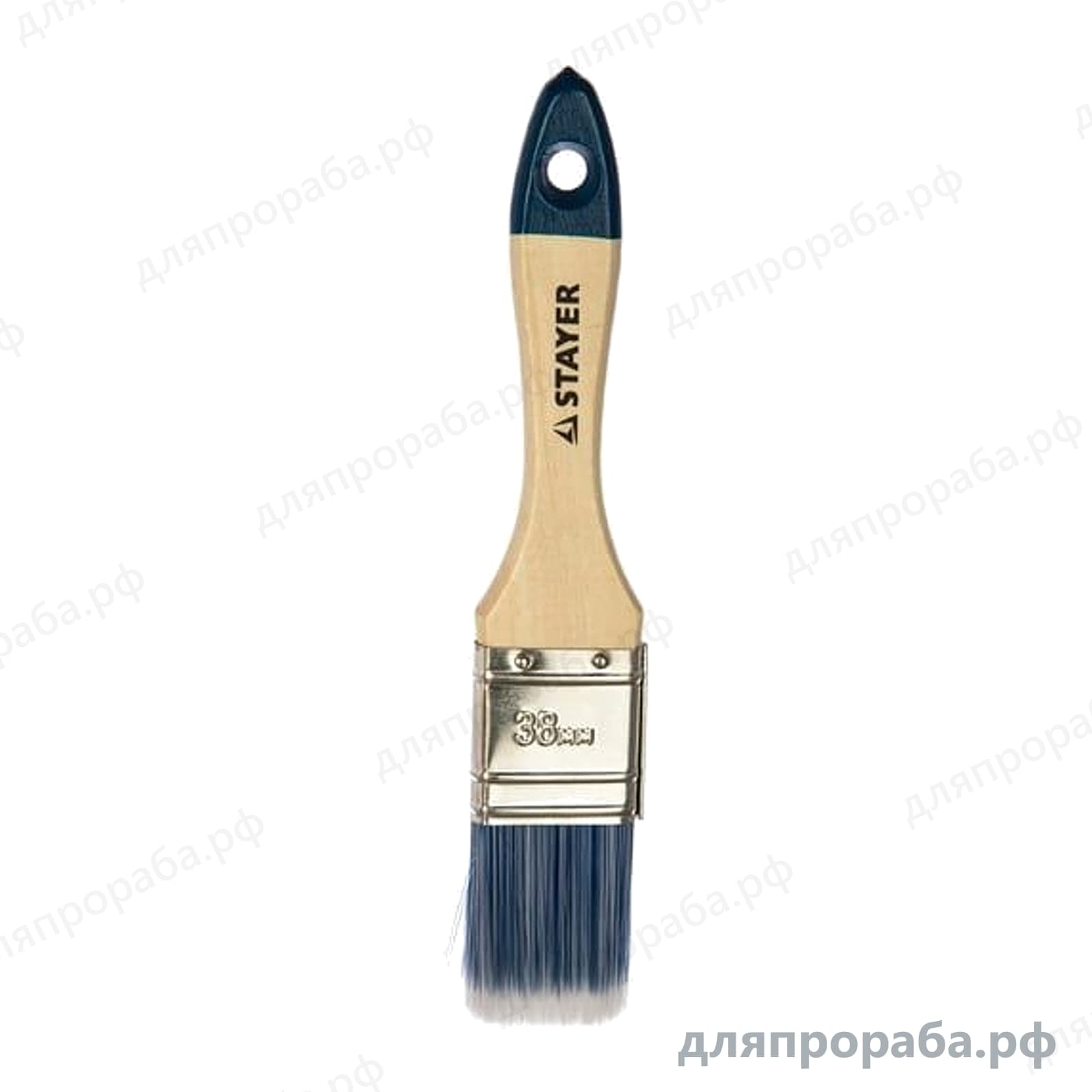 Плоская кисть STAYER AQUA-STANDARD искусственная щетина 38 мм 01032-038