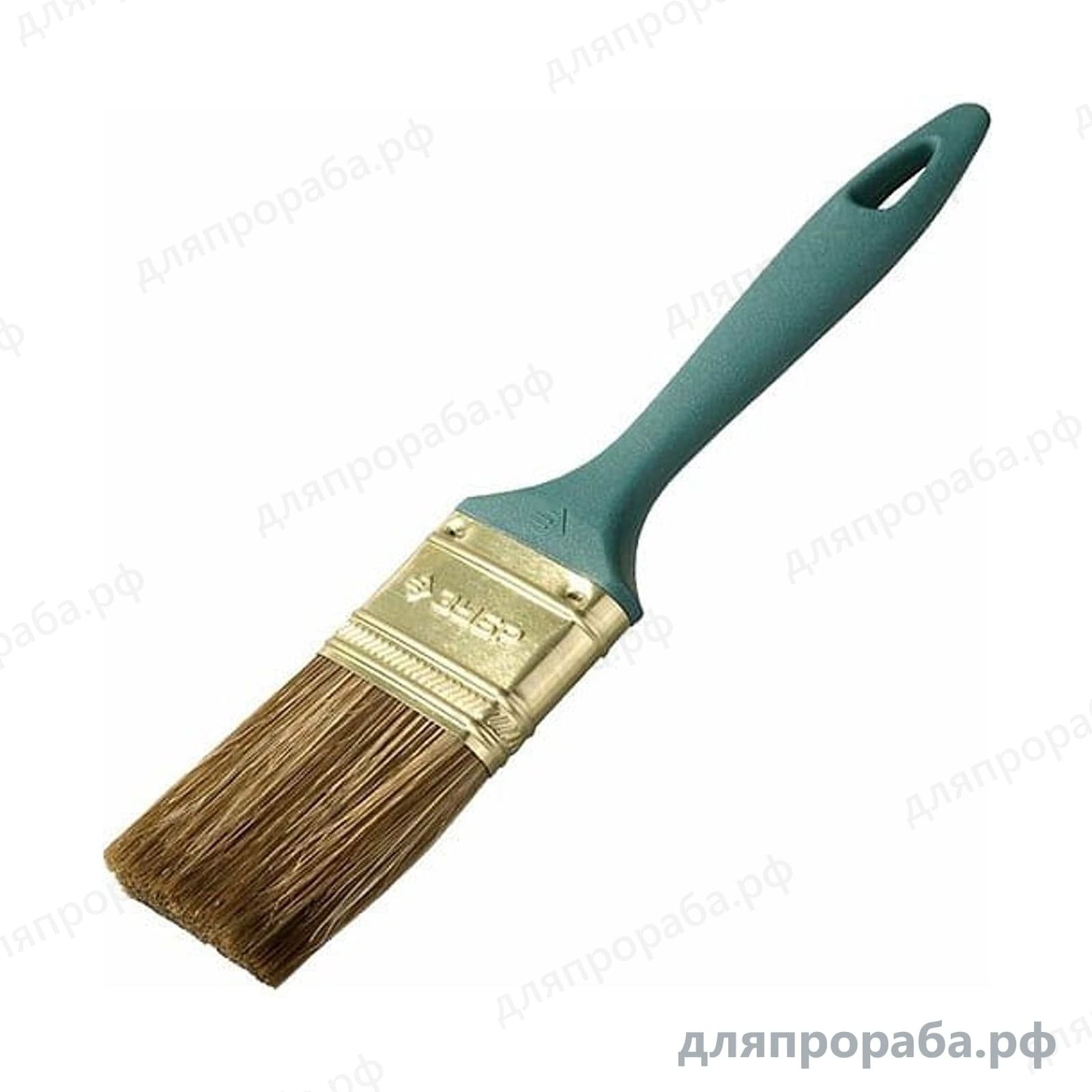 Плоская кисть ЗУБР КП-14 смешанная щетина 38 мм 4-01014-038 — фото 3