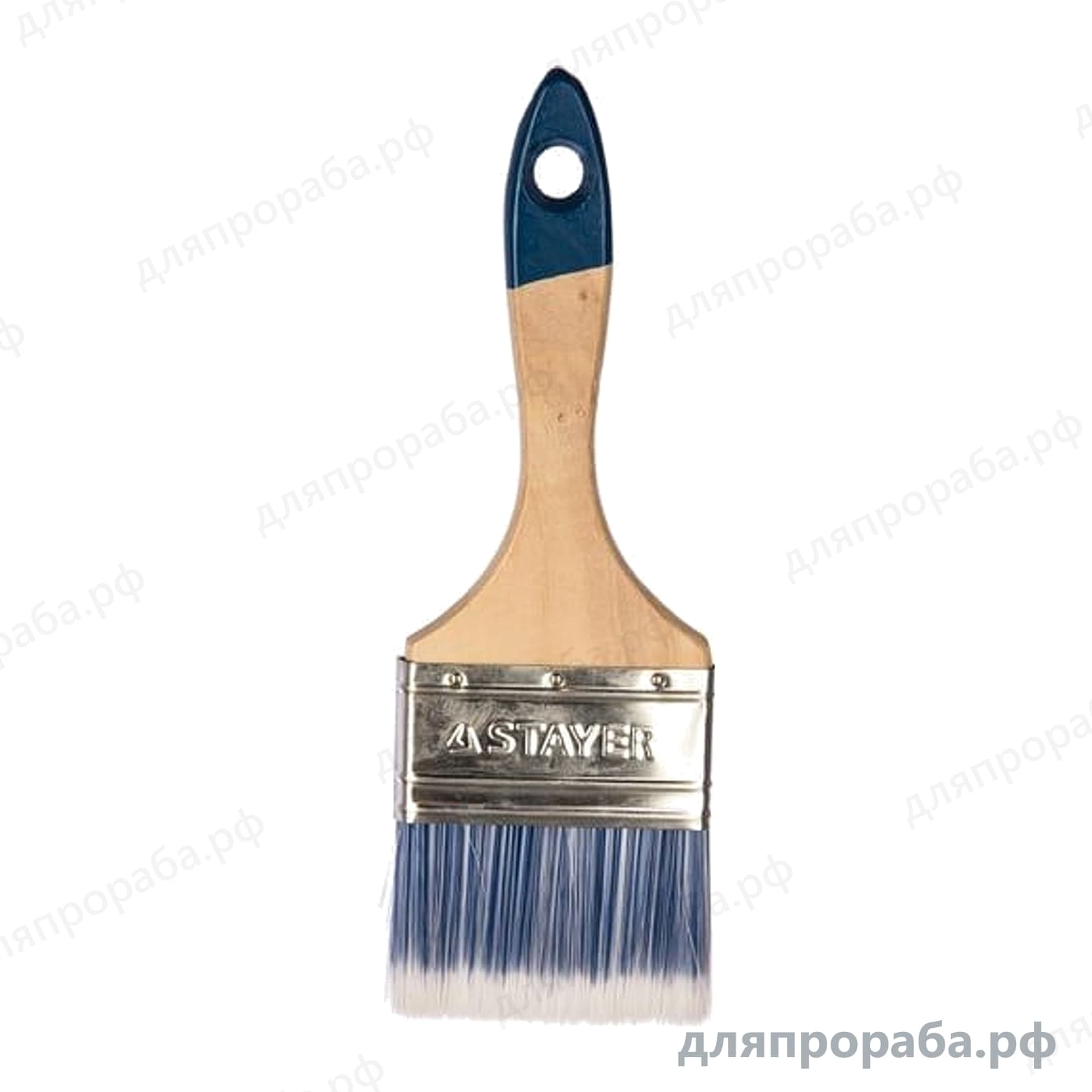 Плоская кисть STAYER AQUA-STANDARD искусственная щетина 75 мм 01032-075