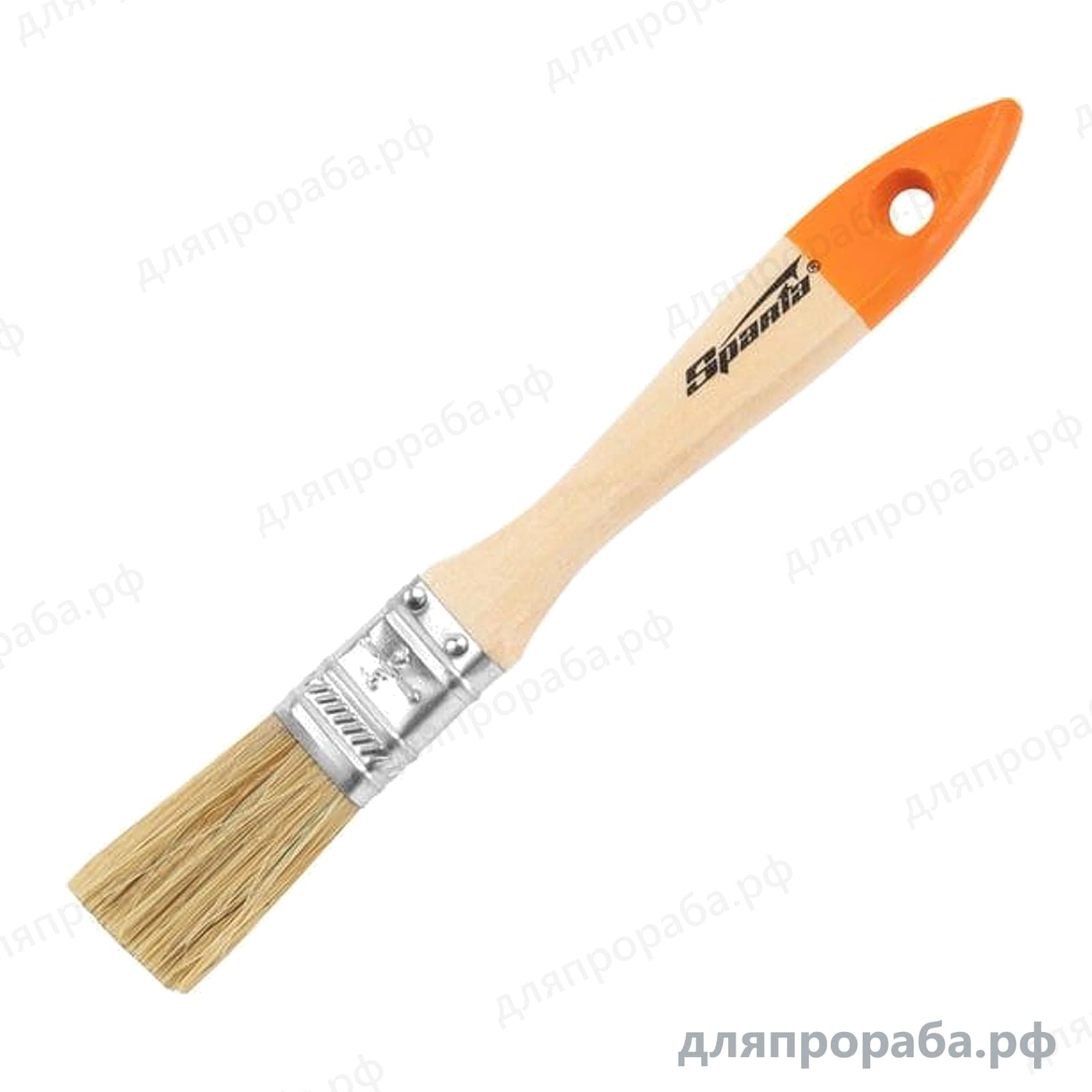 Плоская кисть Slimline 3/4 SPARTA натуральная щетина деревянная ручка 824155