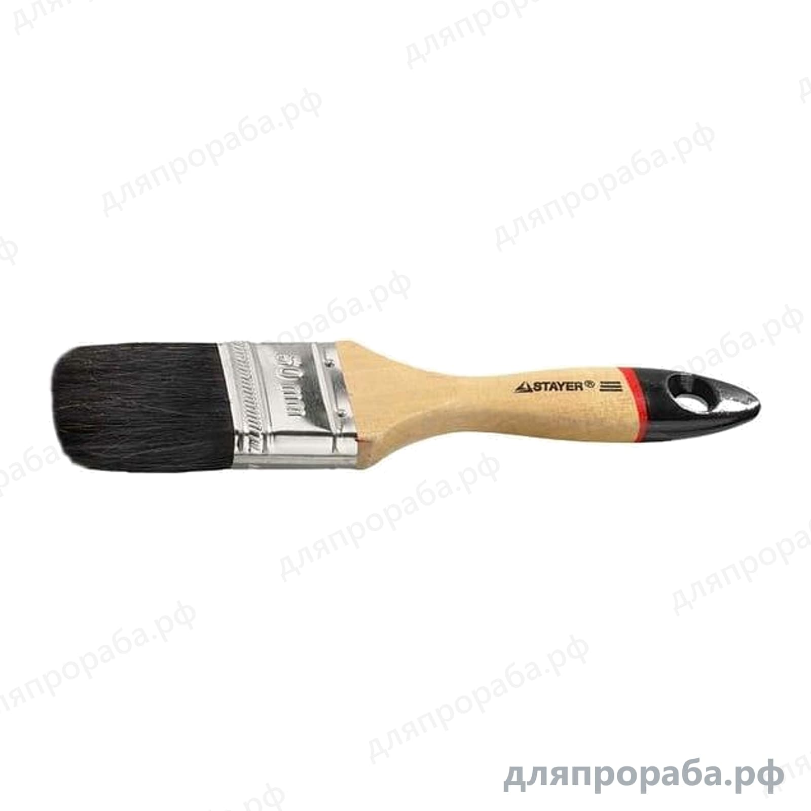 Плоская кисть STAYER UNIVERSAL-EURO натуральная щетина 25 мм 01022-025