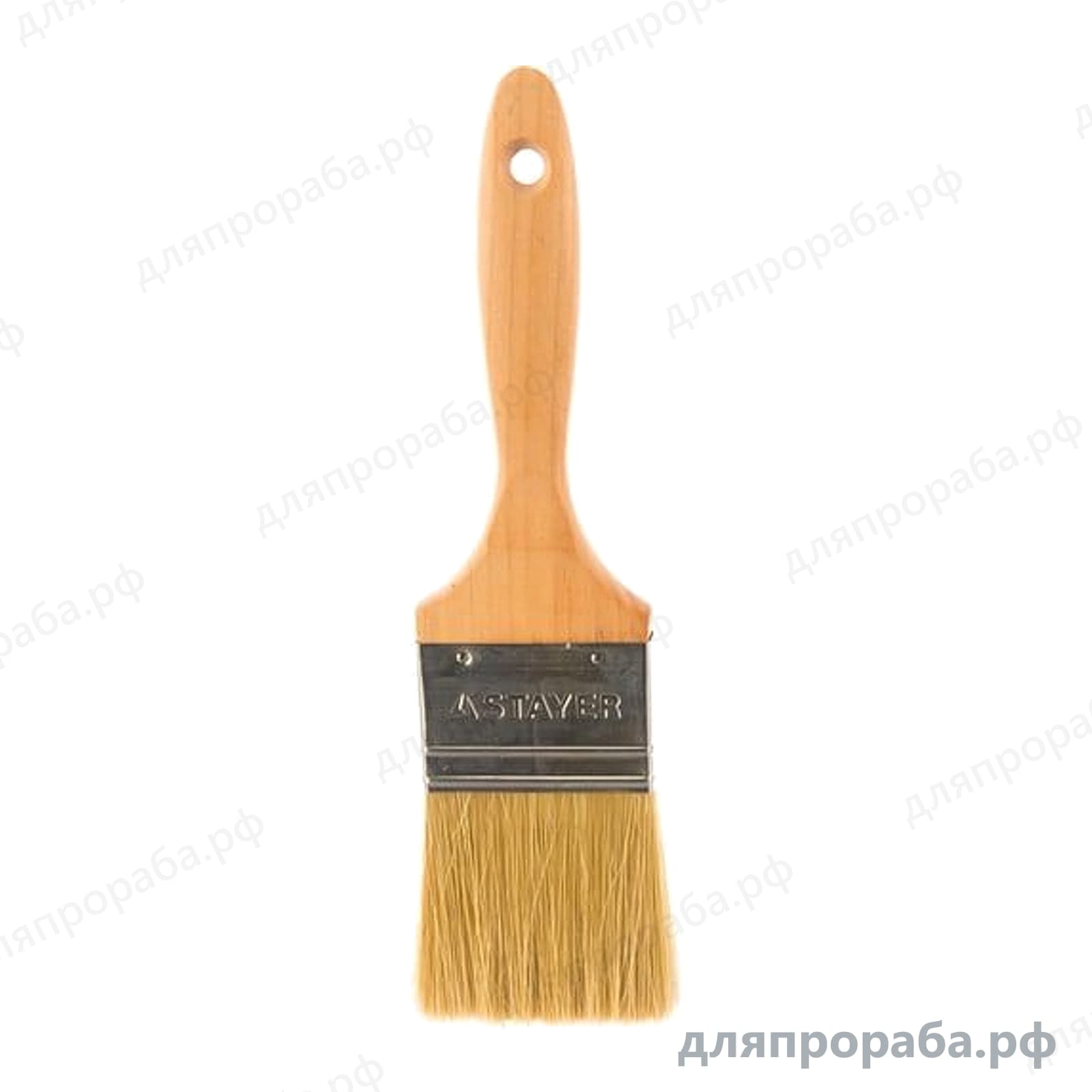 Плоская кисть STAYER UNIVERSAL-LUX натуральная щетина 63 мм 01053-063
