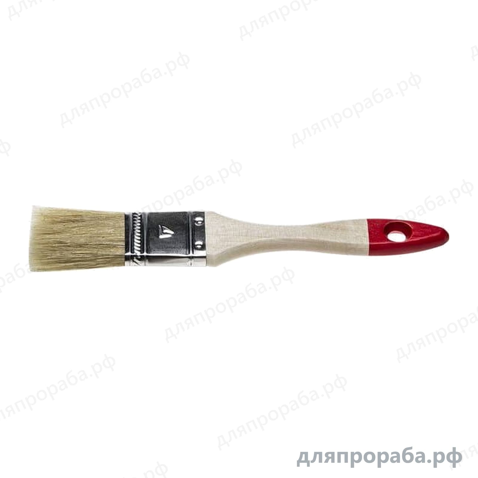 Плоская кисть STAYER UNIVERSAL натуральная щетина деревянная ручка 25 мм 0101-025