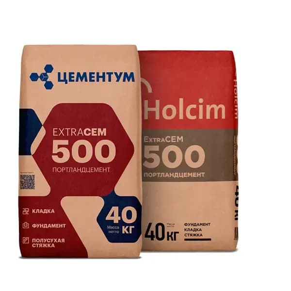 Портландцемент Цементум Холсим ExtraCem М-500 II/А 40 кг