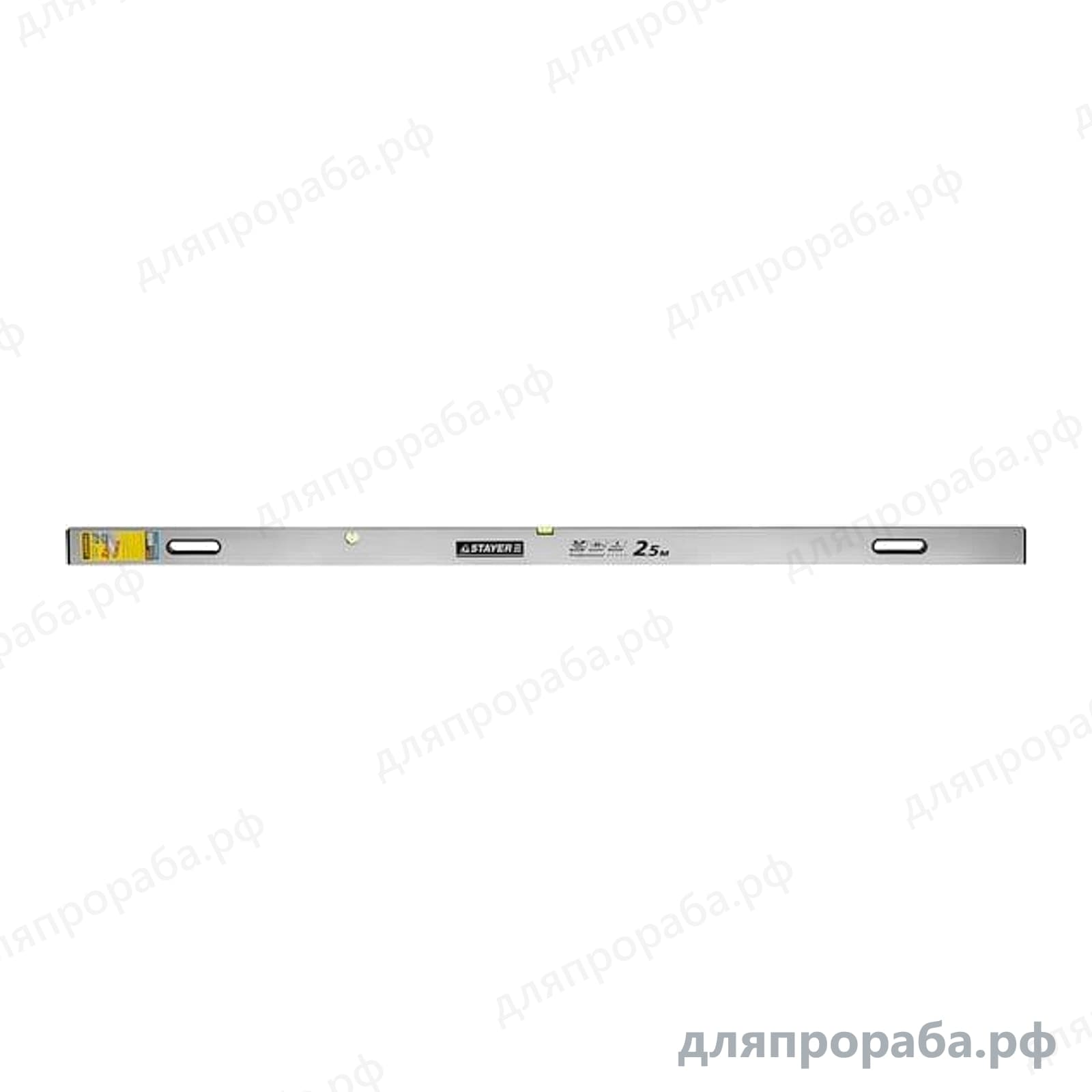 Правило-уровень с ручками STAYER Grand 2.5 м 10752-2.5