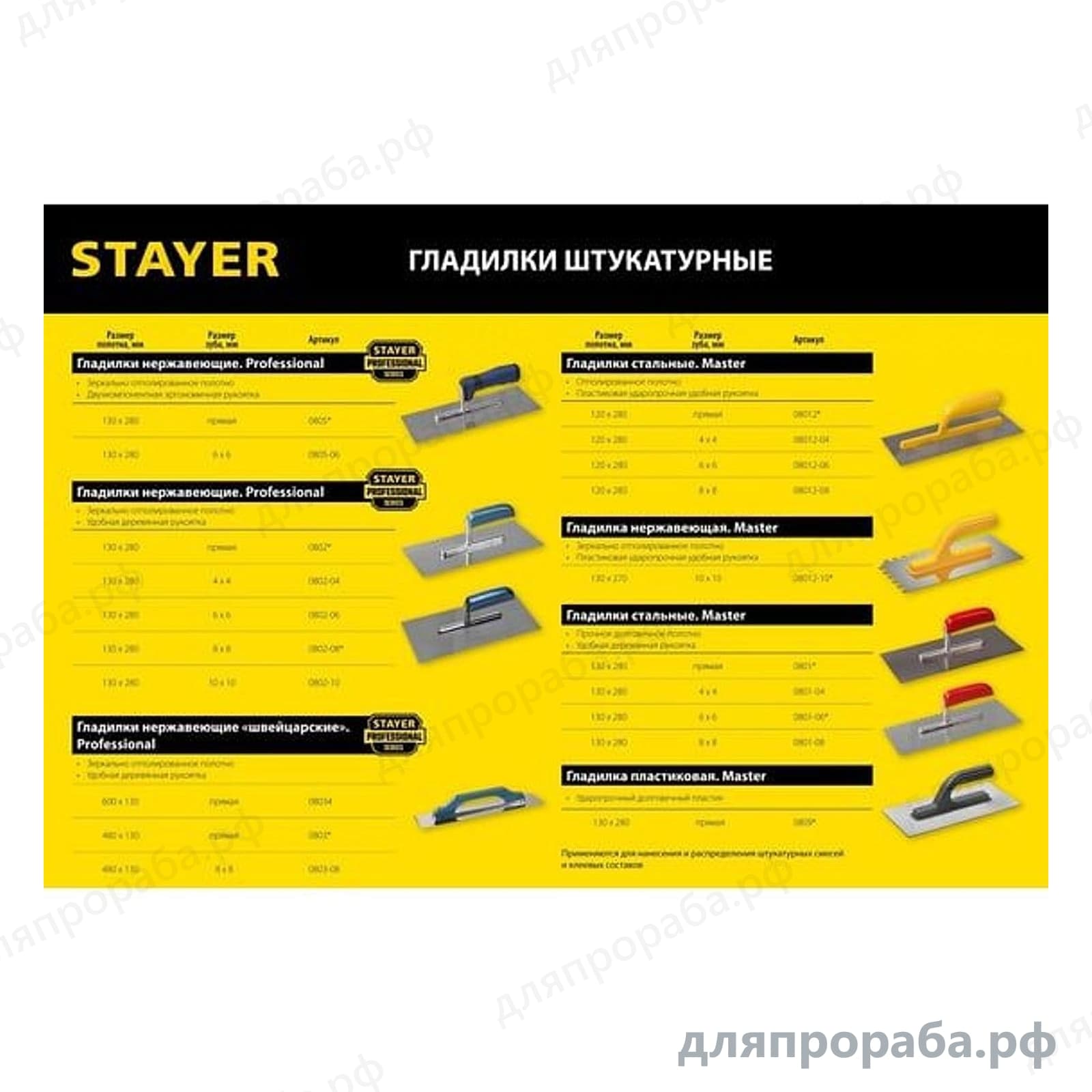 Швейцарская гладилка STAYER 0803 — фото 2