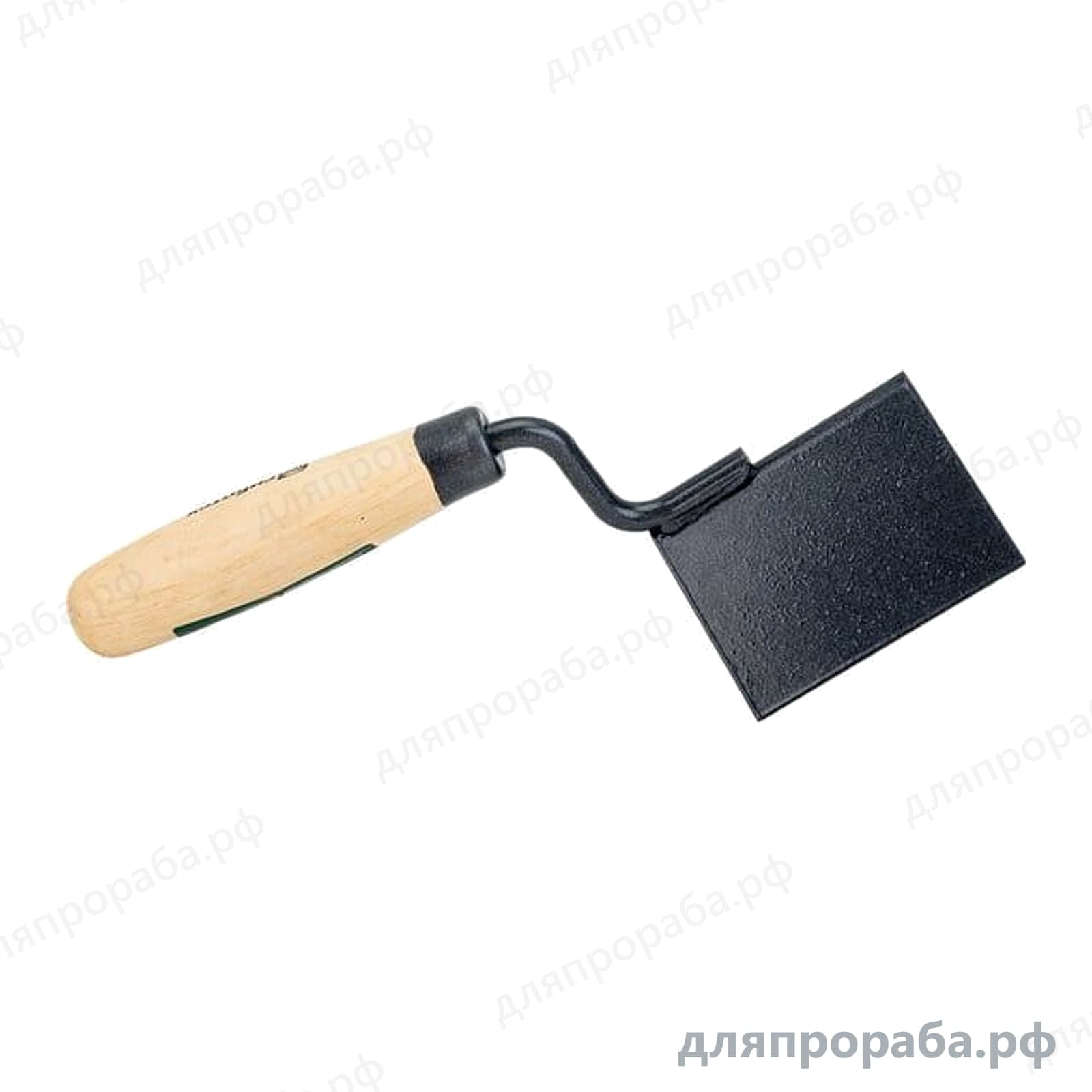 Угловая кельма СИБРТЕХ внешняя 80x60x60 мм стальная буковая ручка 86311