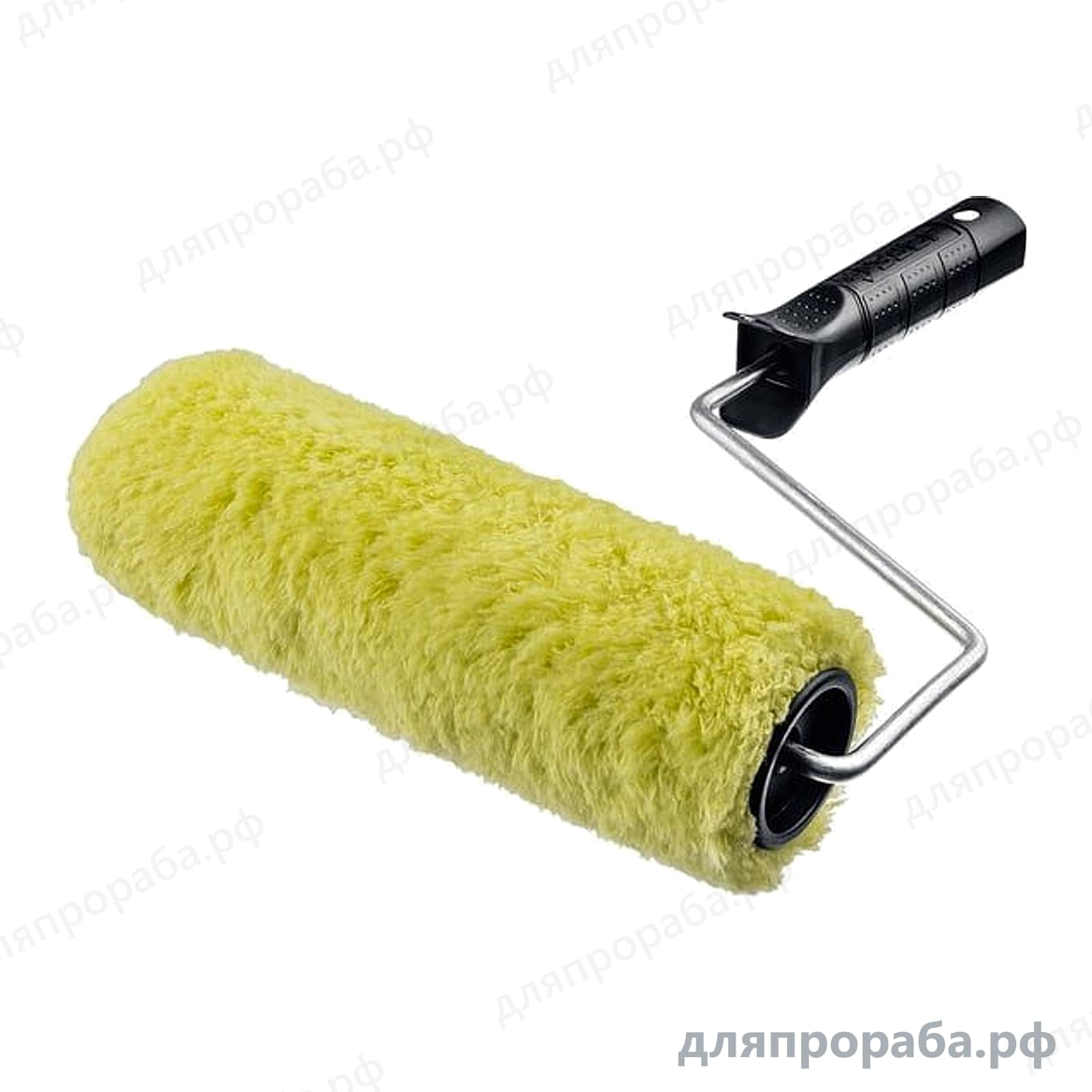 Валик малярный с ручкой СИНТЕКС ворс 6 мм 180 мм ЗУБР 03515-18