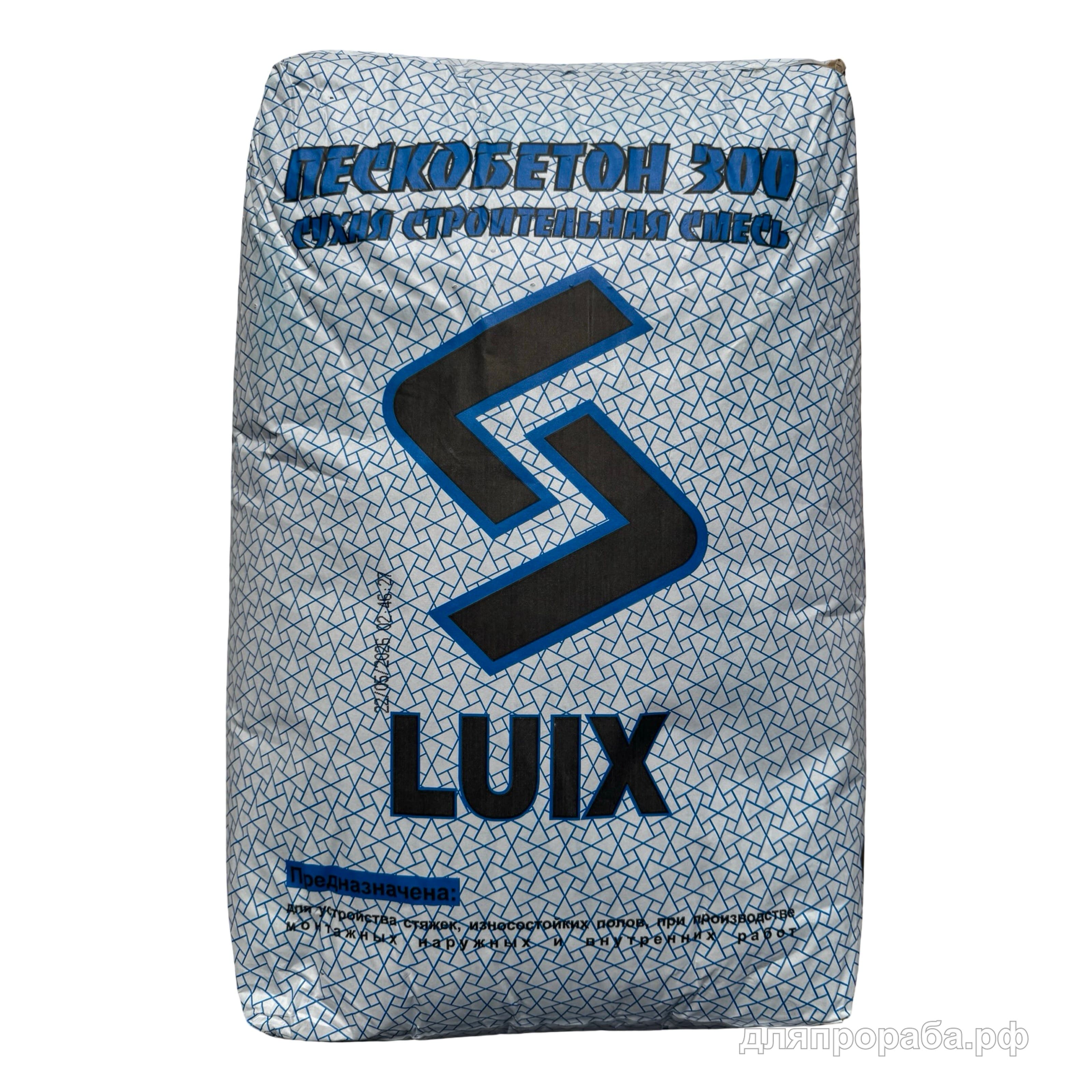 Пескобетон ЦПС М300 Люикс (Luix) Русеан 40кг
