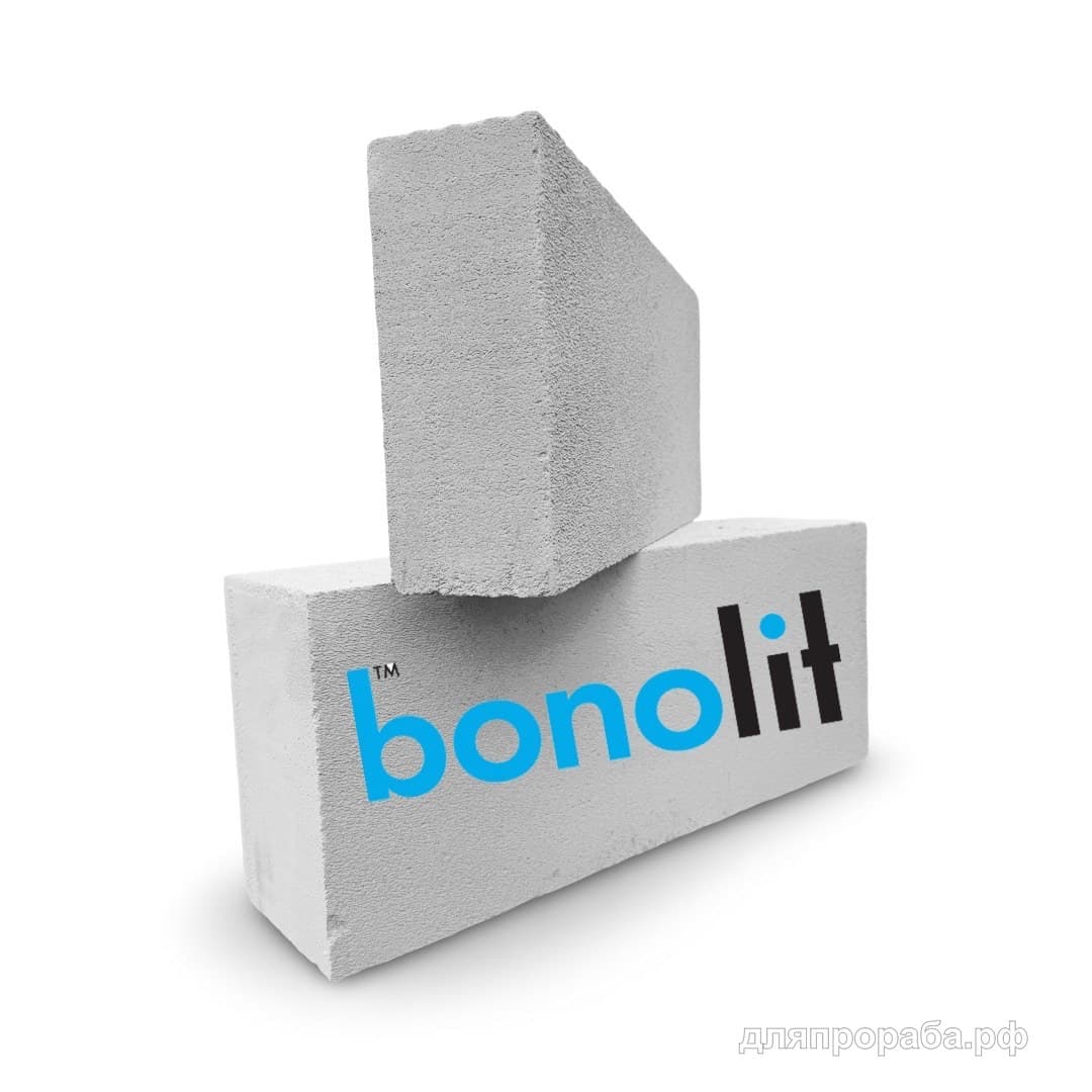 Газобетон Bonolit 100х250х600 мм D500