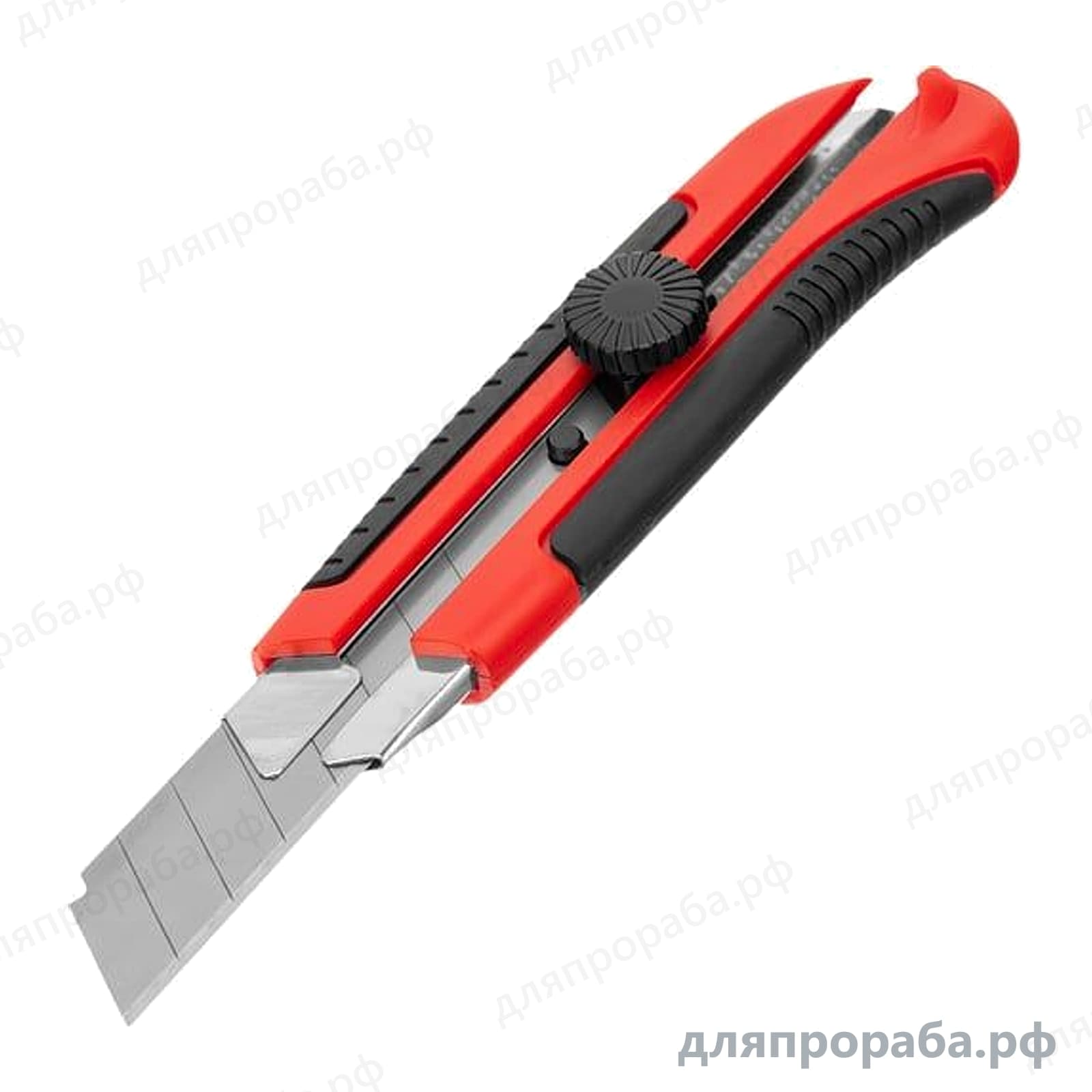 Нож выдвижное лезвие двухкомпонентный корпус винтовой фиксатор с магнитом 25 мм MATRIX 78913